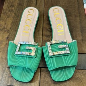 Authentic Gucci slides. Never worn - new without tags. Size 40.5 (10.5).